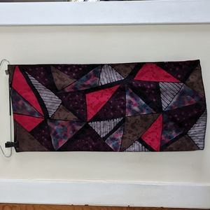 Hand Painted Robert Daskal 100% Silk Scarf